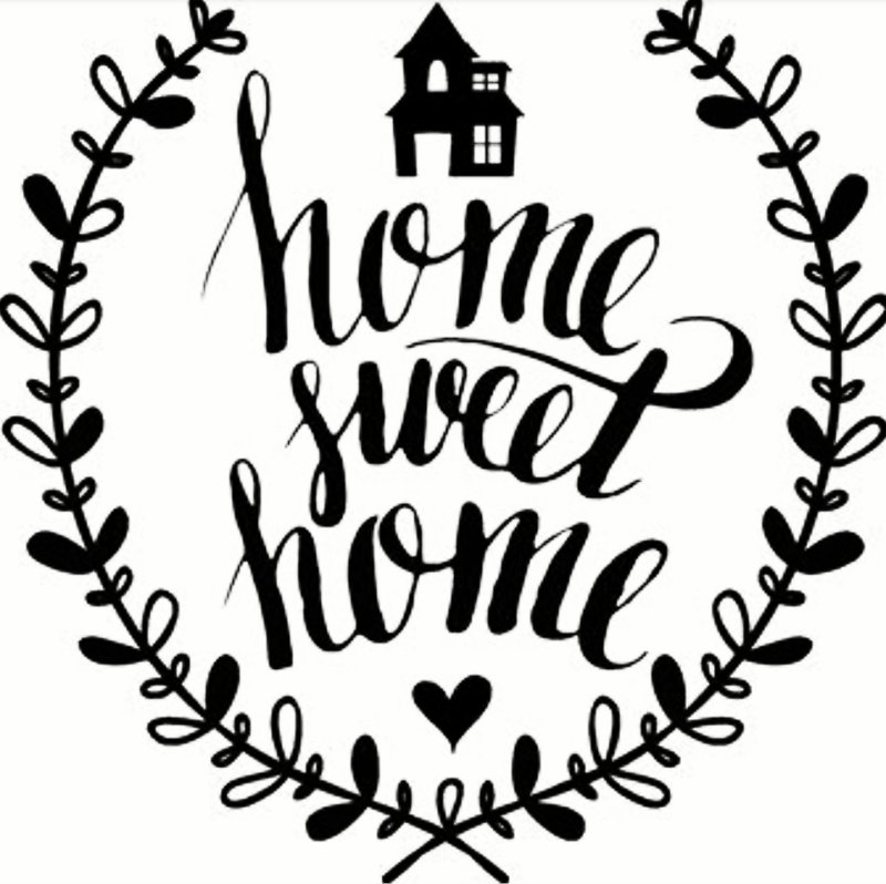 Трафарет Home