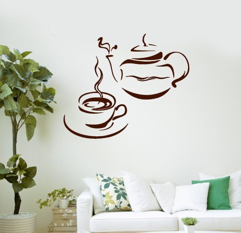 Трафареты для кухни на стену