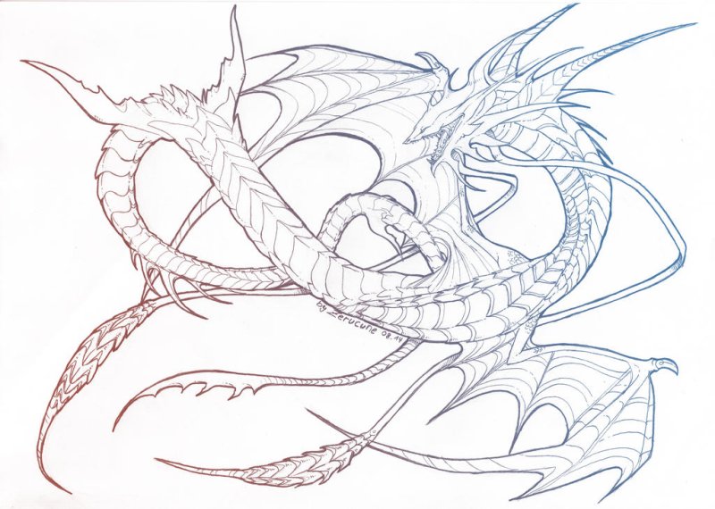 Левиафан карандашом