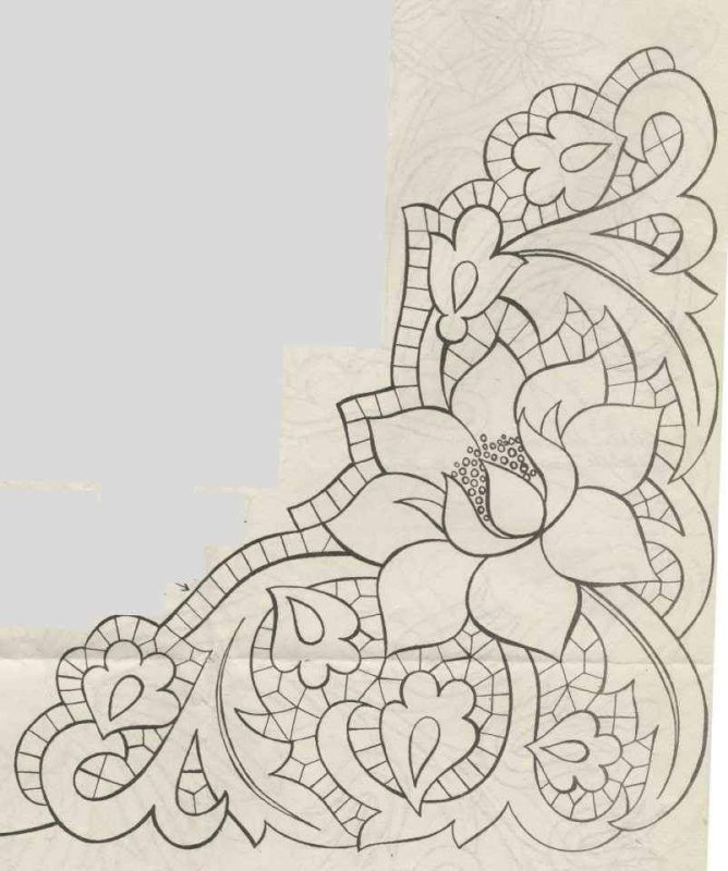 Вышивка Ришелье схемы для начинающих