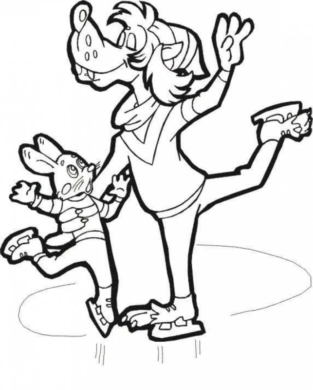 Раскраски для детей ну погоди