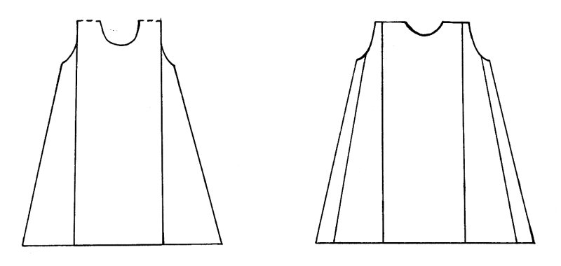 Шаблон сарафана для рисования