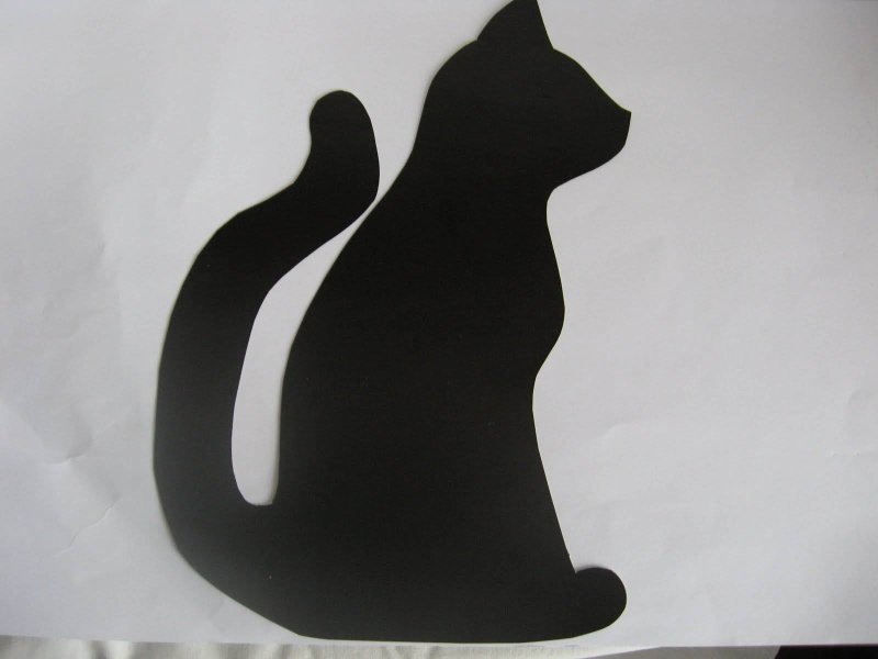 Аппликация "котик"