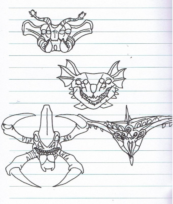 Раскраска Левиафан субнаутика