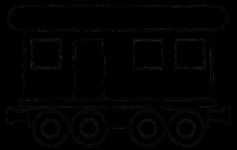 Вагончики раскраска для детей