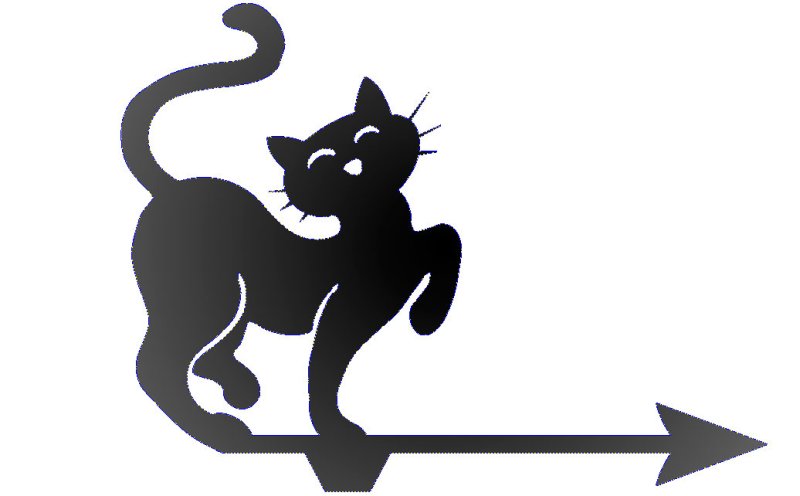 Флюгер кот