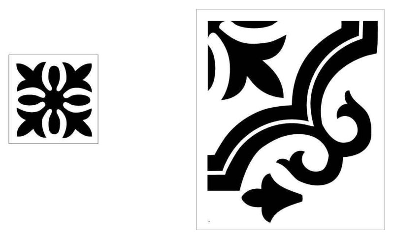 Трафарет узоры