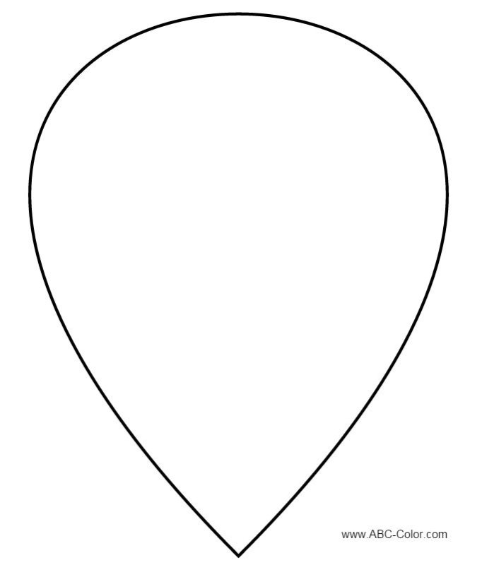 Лепесток раскраска