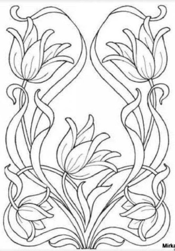 Узоры для росписи по стеклу