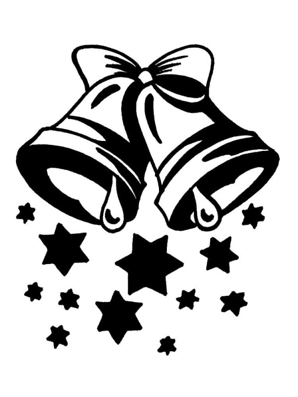 Трафарет "колокольчики"