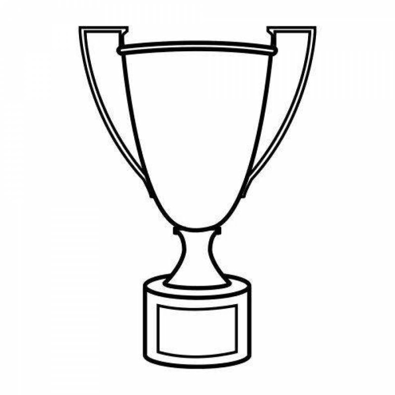 Спортивный Кубок раскраска
