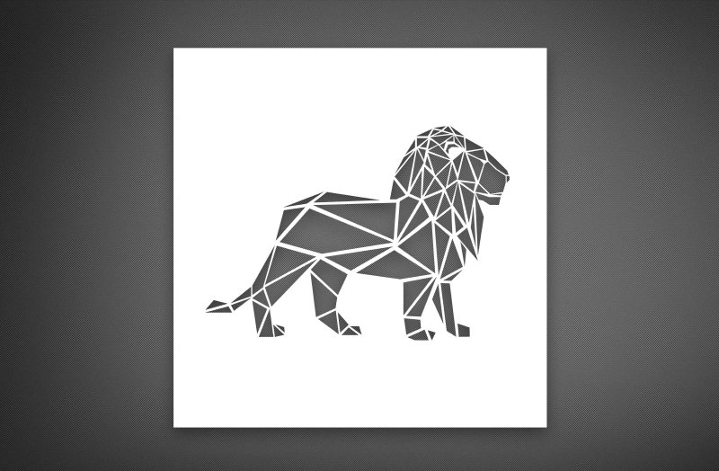 Стилизация животных в геометрических фигурах