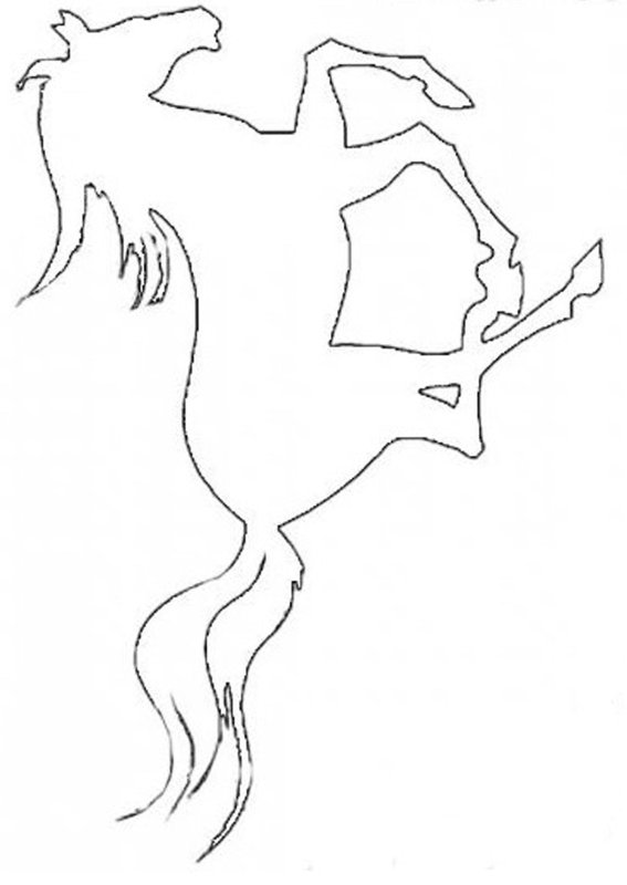 Вытынанки лошадь