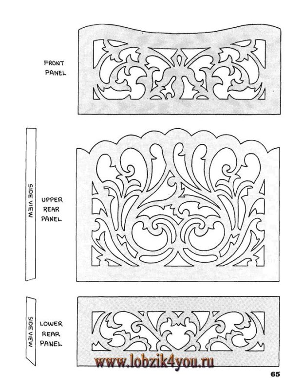 Выпиливание изделий из древесины лобзиком чертежи