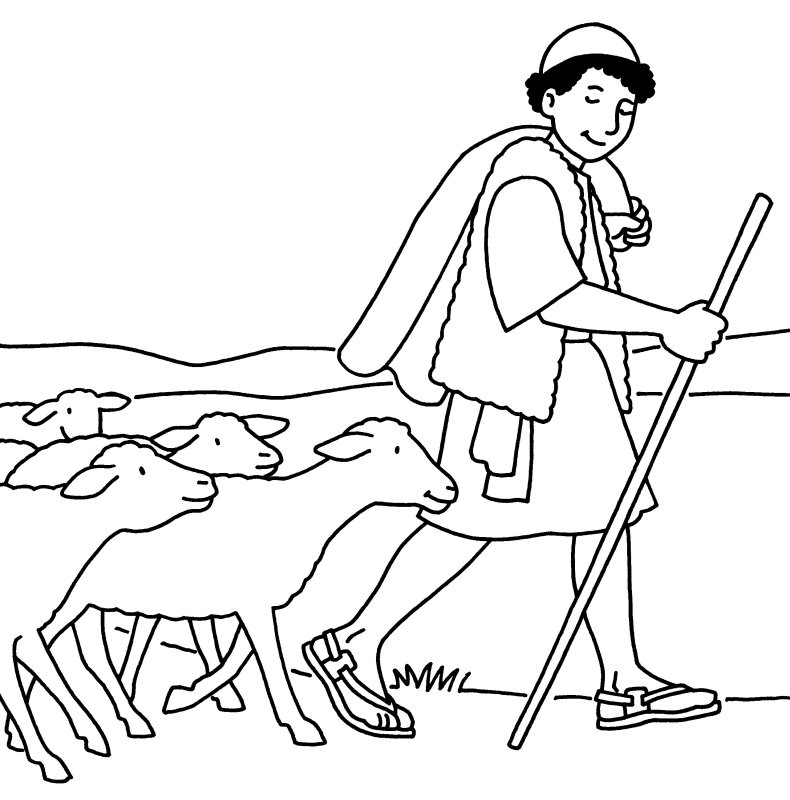 Пастушок раскраска