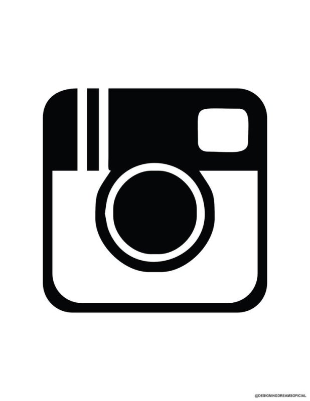 Значок Инстаграм для визитки без фона