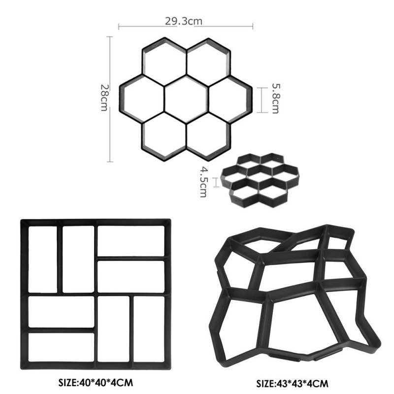 Трафарет для изготовления тротуарной плитки