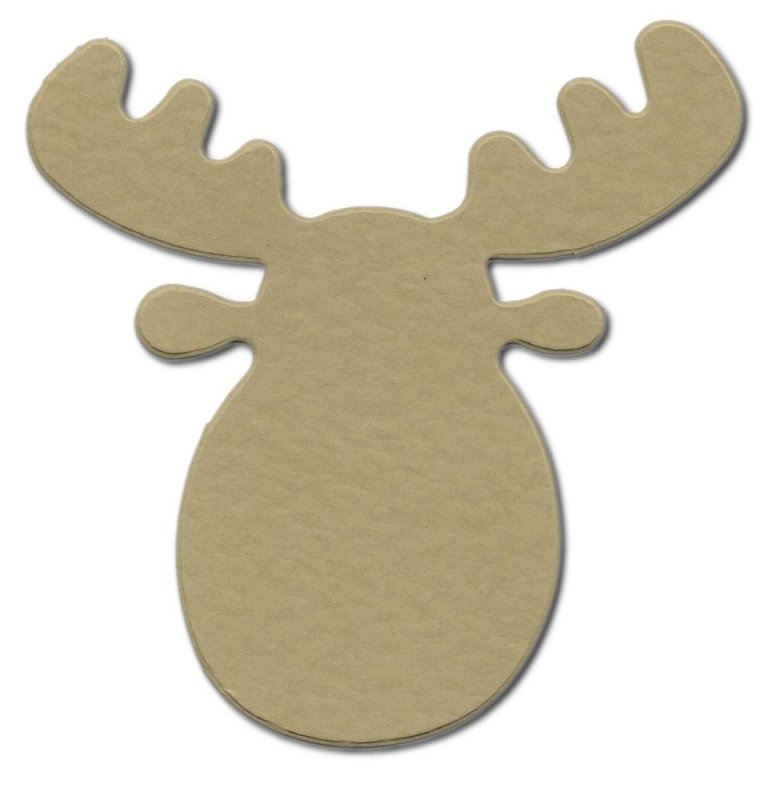 Лось шаблон