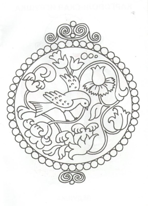 Прикладное искусство раскраска