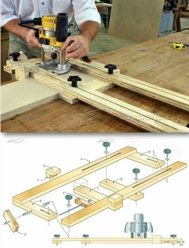 Приспособление для фрезера по дереву белмаш2500м