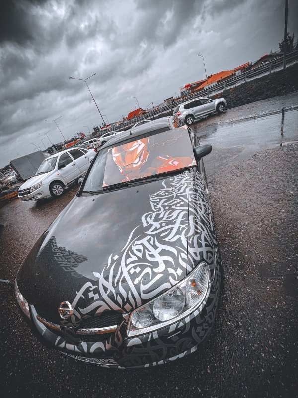 Расписанная машина