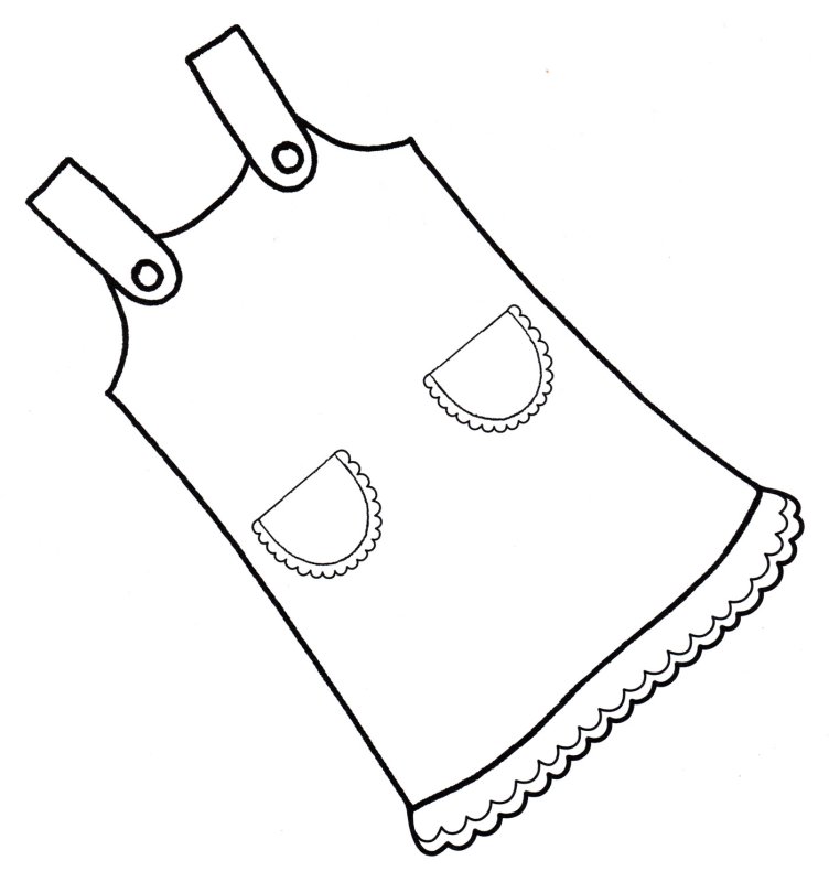 Раскраска одежда