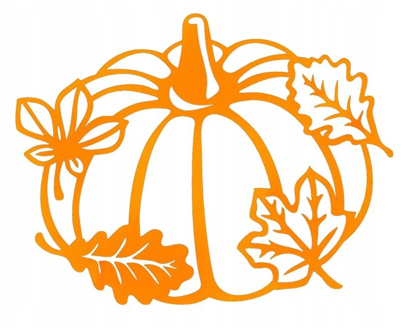 Тыквы осенние вытынанки