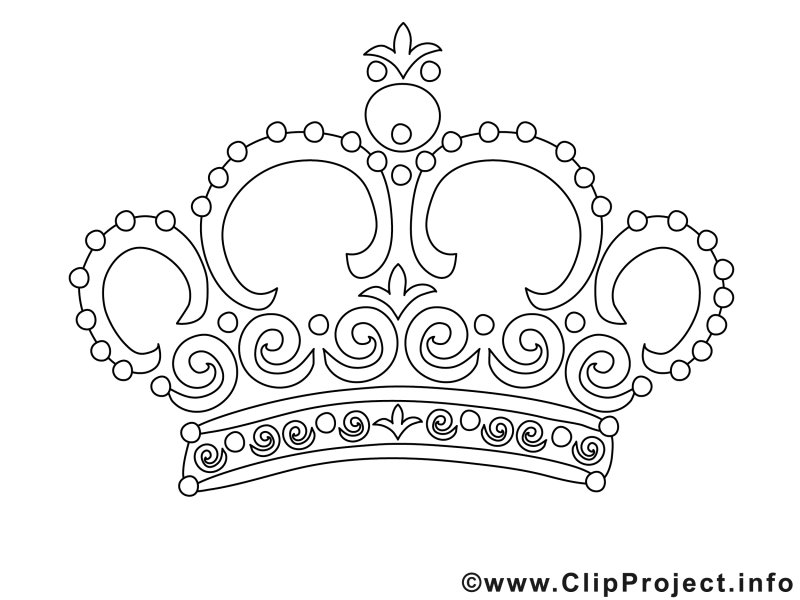 Корона трафарет