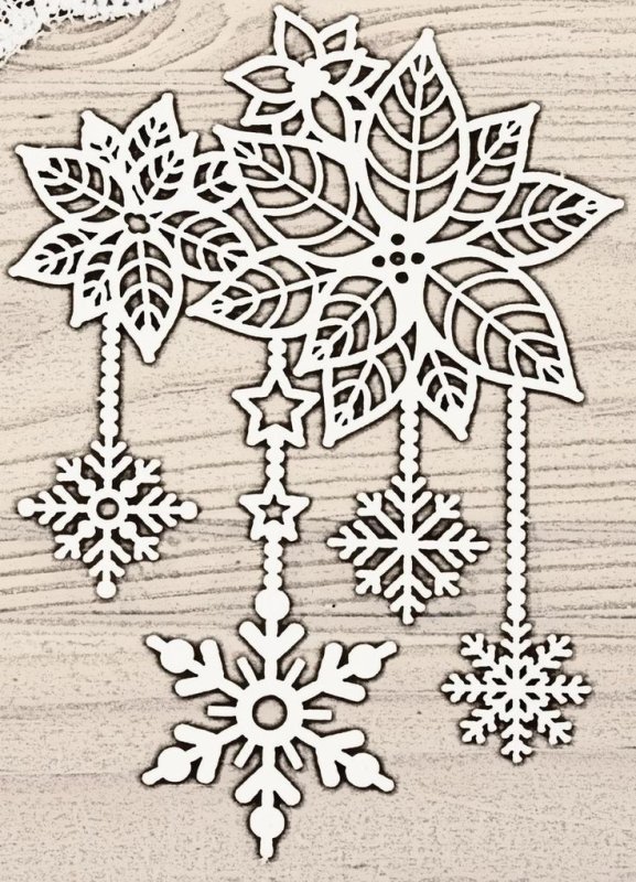 Узоры на окна резные новогодние