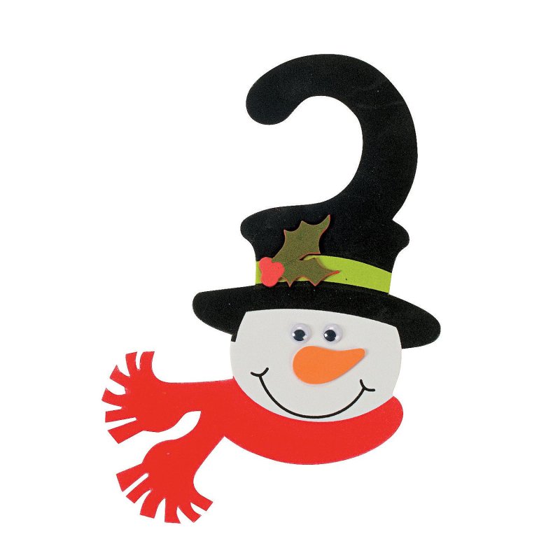 Снеговик на дверь шаблоны для печати