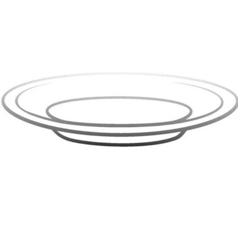 Тарелка раскраска для детей