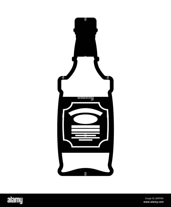 Силуэт бутылки