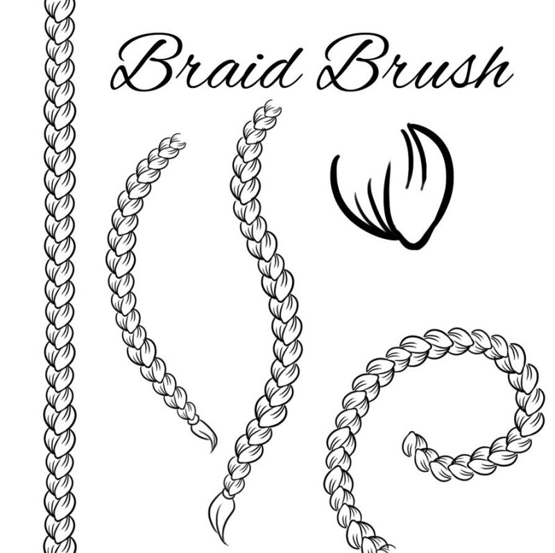 Плетение кос логотип