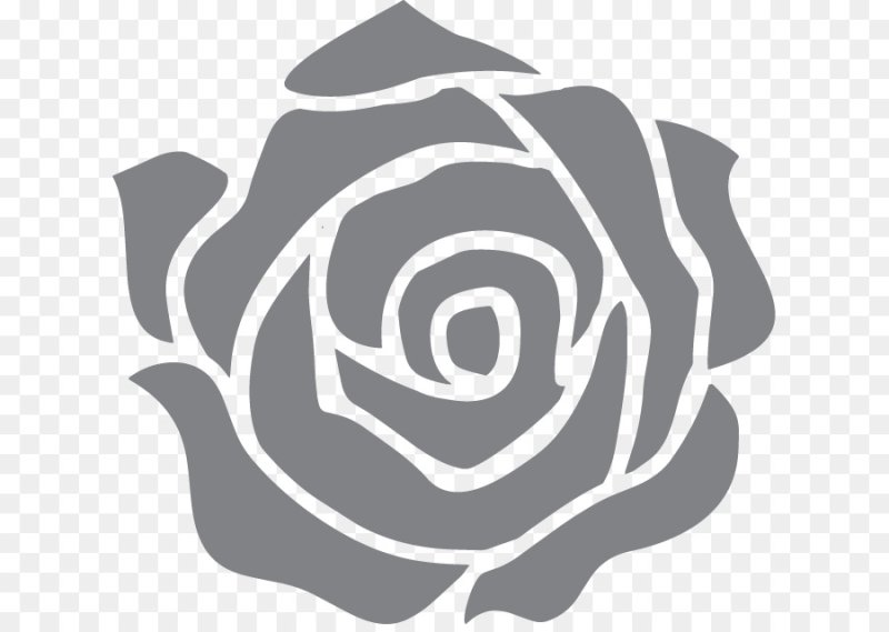 Трафарет розы на стену