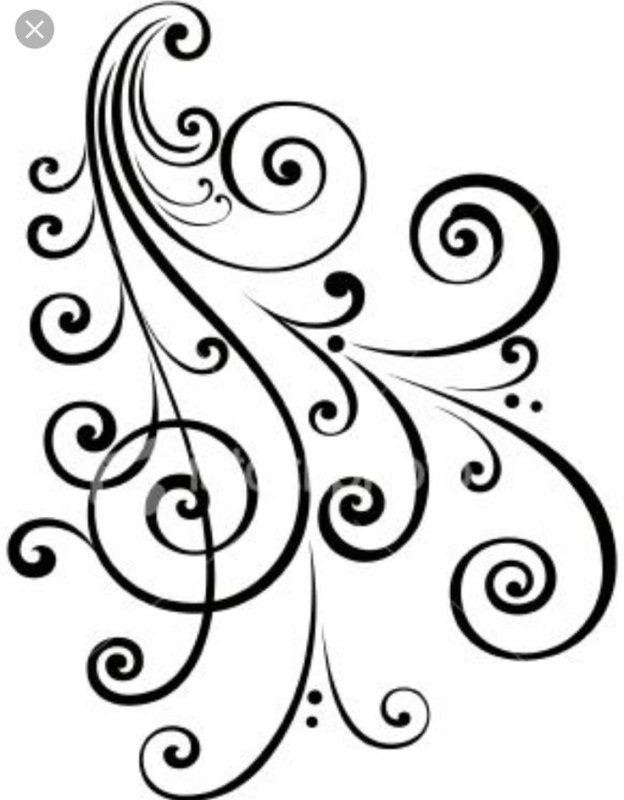 Узоры завитушки