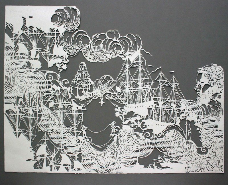 Картины вырезанные из бумаги