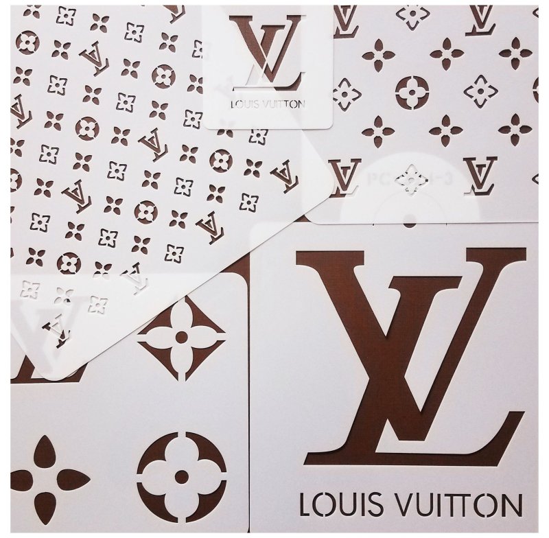 Louis Vuitton трафарет