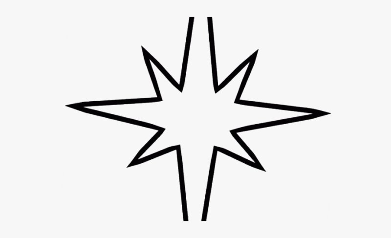 Трафарет звезды