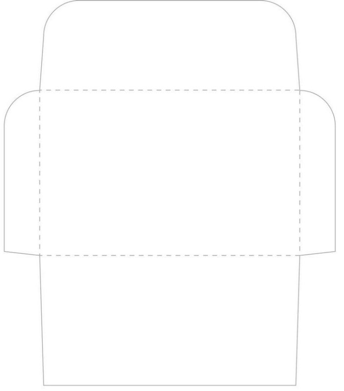 Макет конверта