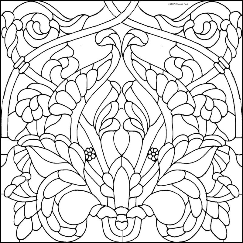 Эскиз витража