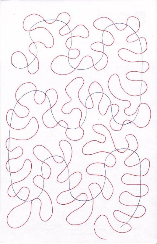 Свободная ходовая Машинная стежка схема