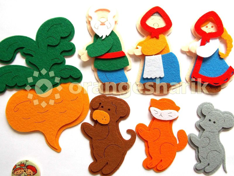 Сказочные герои из фетра
