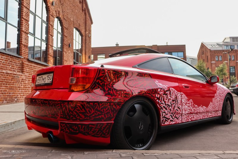 Аэрография на авто каллиграфия