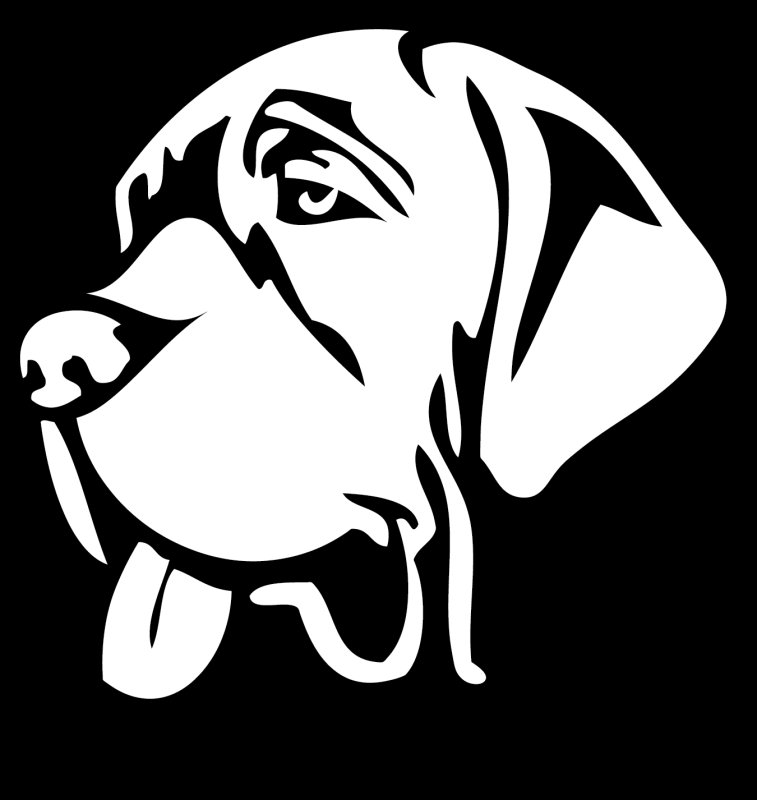 Собака алабай вектор