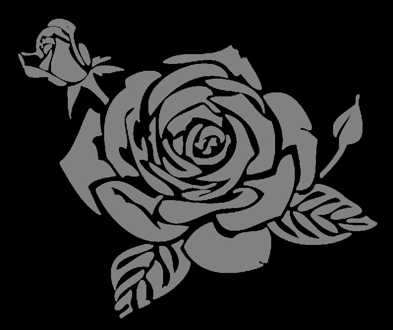 Трафарет «розочки»