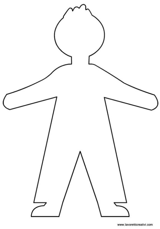 Человечки трафареты для вырезания