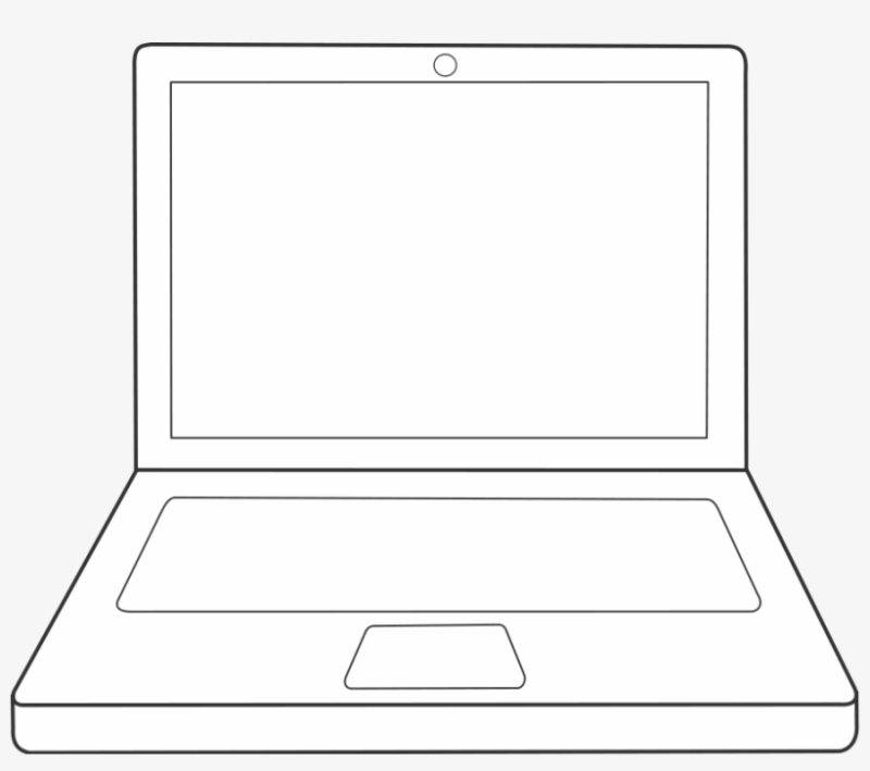 Раскраска ноутбук