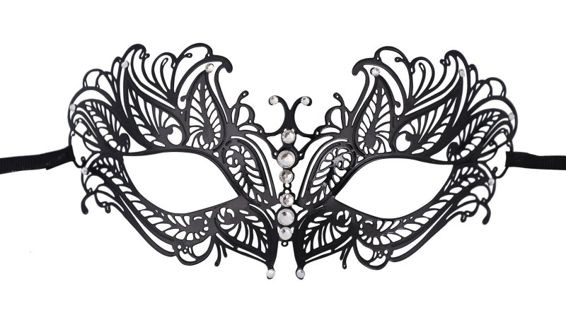 Маска карнавальная черная