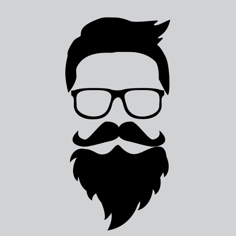 Лицо с усами