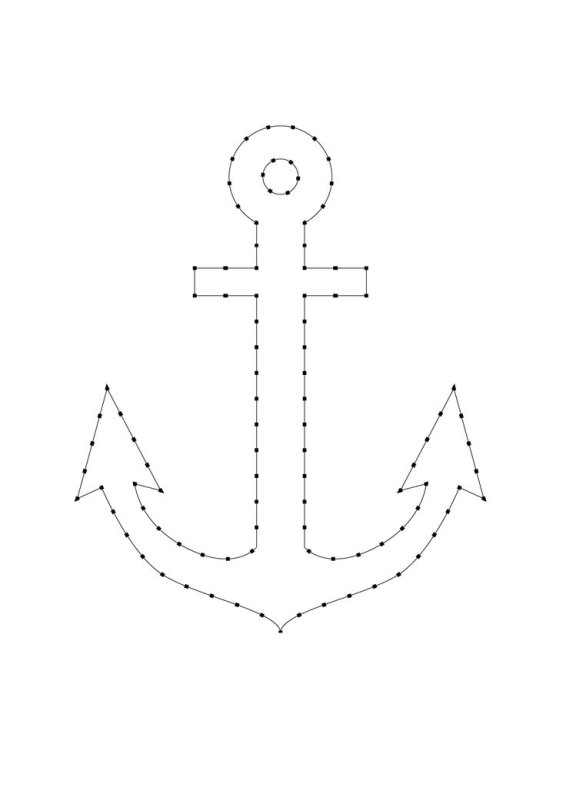 Стринг арт для начинающих схемы